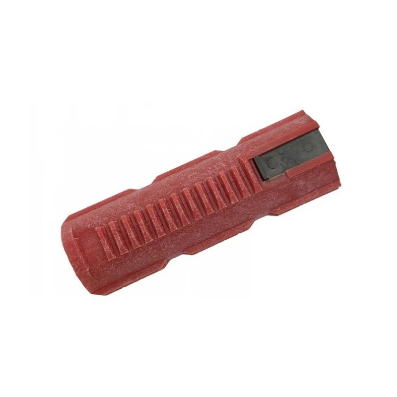 Reinforced 1 metal teeth piston