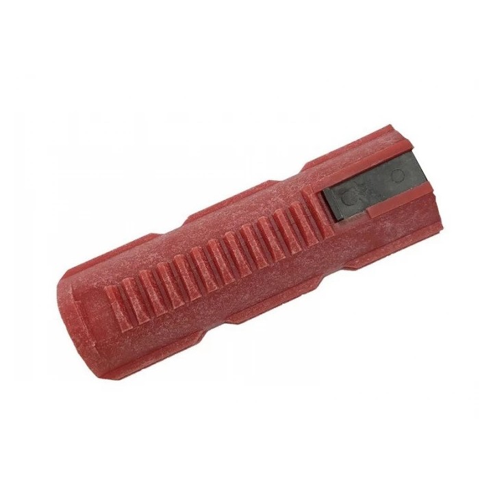 Reinforced 1 metal teeth piston