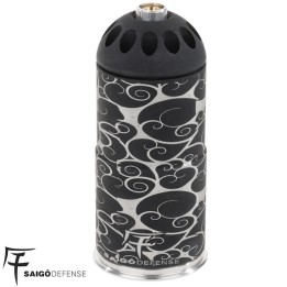 Saigo Gyorai CO2 Grenade - 120 BBs - Aluminum Shell