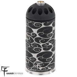 Airsoft CO2 Grenade Saigo Gyorai 40mm Aluminum - 120...