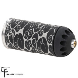 Airsoft CO2 Grenade Saigo Gyorai 40mm Aluminum - 120 Rounds