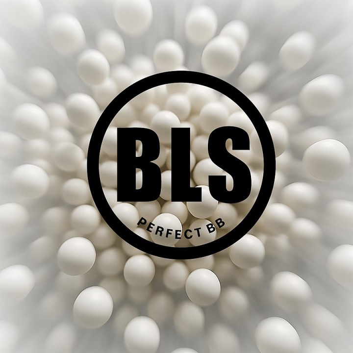 BLS 6mm billes airsoft 0.30g PLA blanc 3330 BBs sachet refermable