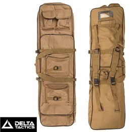 Delta Tactics Tan Gun Case 85cm Multi Pockets  | Airsoft Replica Transport