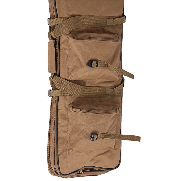 Delta Tactics Tan Gun Case 85cm Multi Pockets  | Airsoft Replica Transport