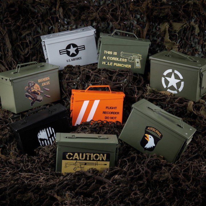 Boîte à munitions Cal. 50mm - US Air Force Grey