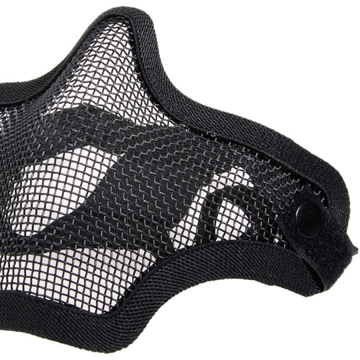 Airsoft Half Mask Compatible Glasses - Black - Strike V1