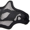 Metal mesh airsoft mask - Lightweight half-mask compatible with glasses