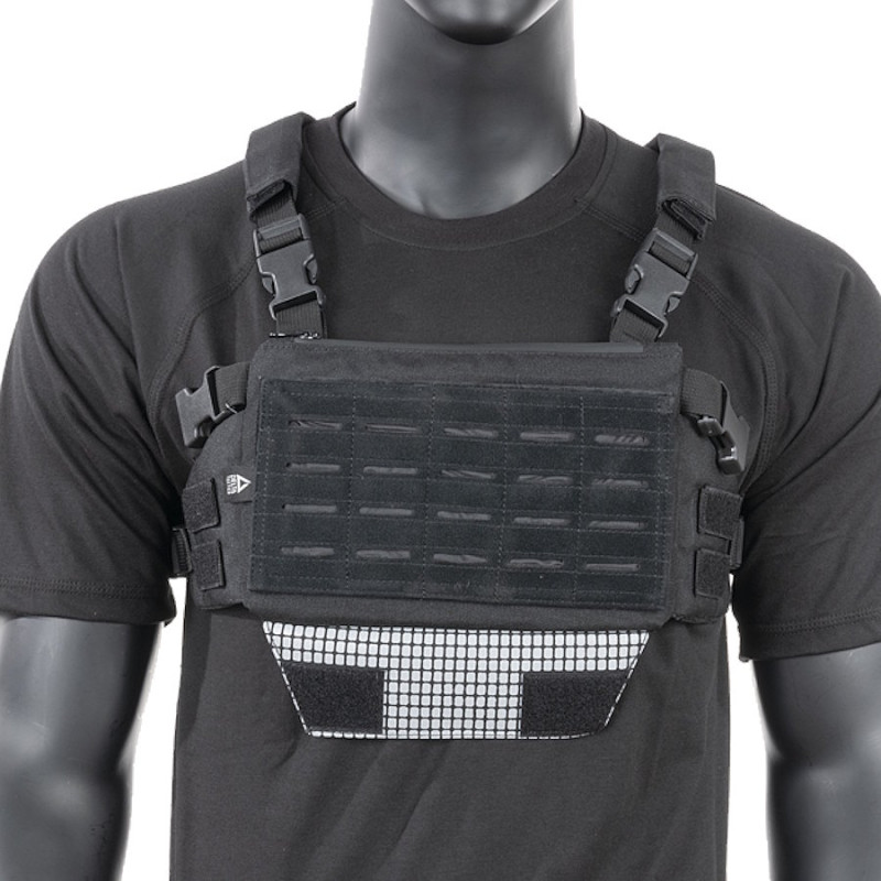 Chest Rig Airsoft Speedsoft Delta Tactics - Lightweight Tactical vest CQB Black