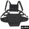 Chest Rig Airsoft Speedsoft Delta Tactics - Lightweight Tactical vest CQB Black
