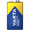 Varta 9V Longlife Power 6LR61 - Alkaline battery for smoke detectors and security systems