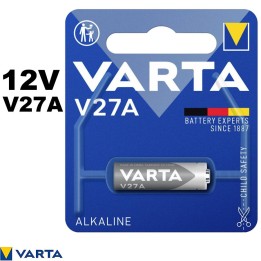 Varta V27A - 12V Non-Rechargeable Battery for Remotes and Alarms