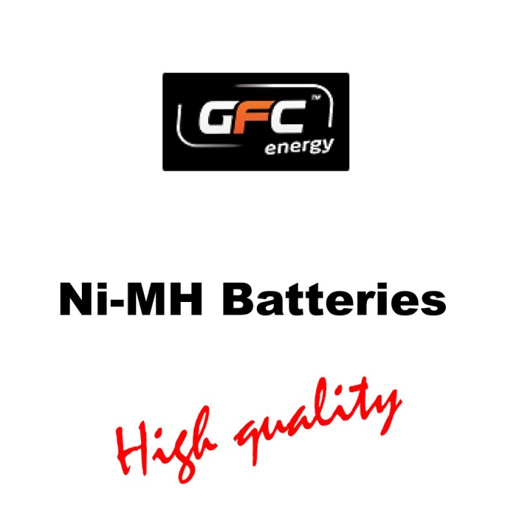 Rechargeable Airsoft Battery 9.6V 1600mAh - GFC Energy Mini Tamiya