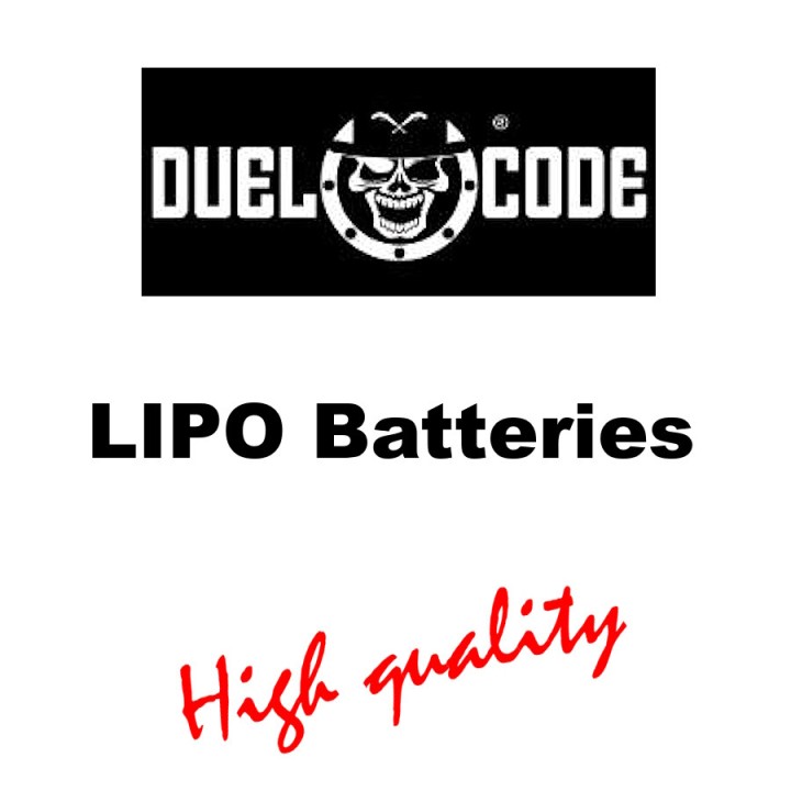 batterie lipo 15c 2000mah duel code pour modélisme