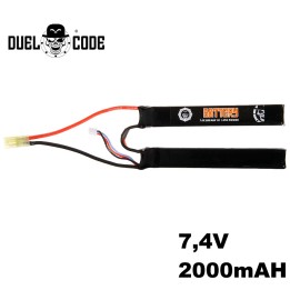 LiPo Airsoft Battery 7.4V 2000mAh 15C - Mini Tamiya