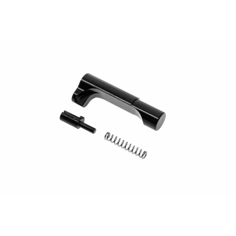 Match Grade Stainless Steel Mag Release - BLK