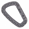 Mousqueton Plastique Gris