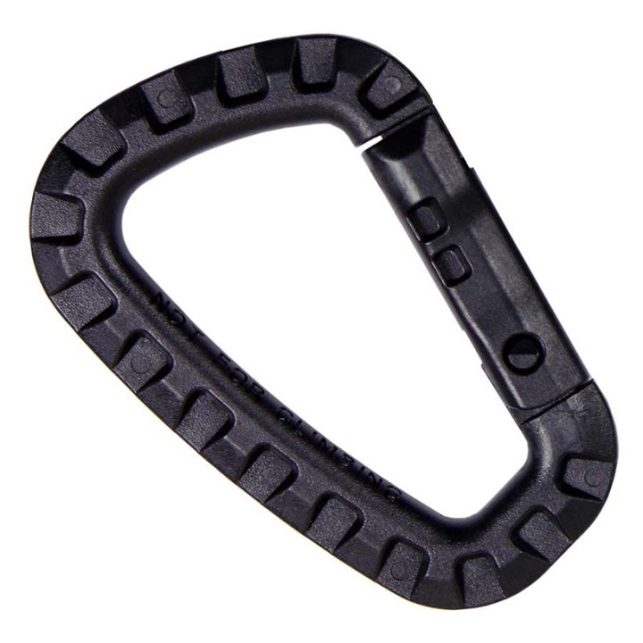 Mousqueton Plastique Noir