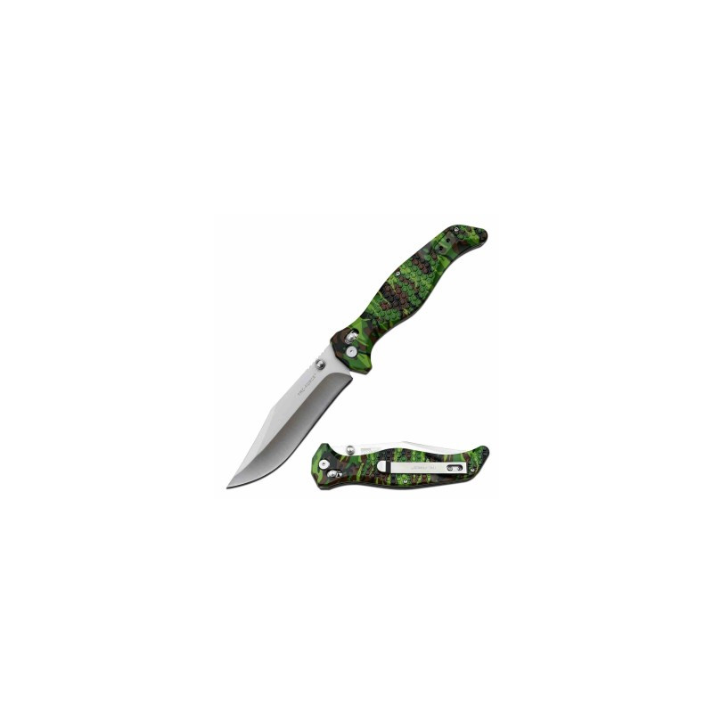 Boker Magnum Hades Rescue Flipper 3-3/8 Gray Blade, Aluminum Handles, Liner Lock - 01LG293
