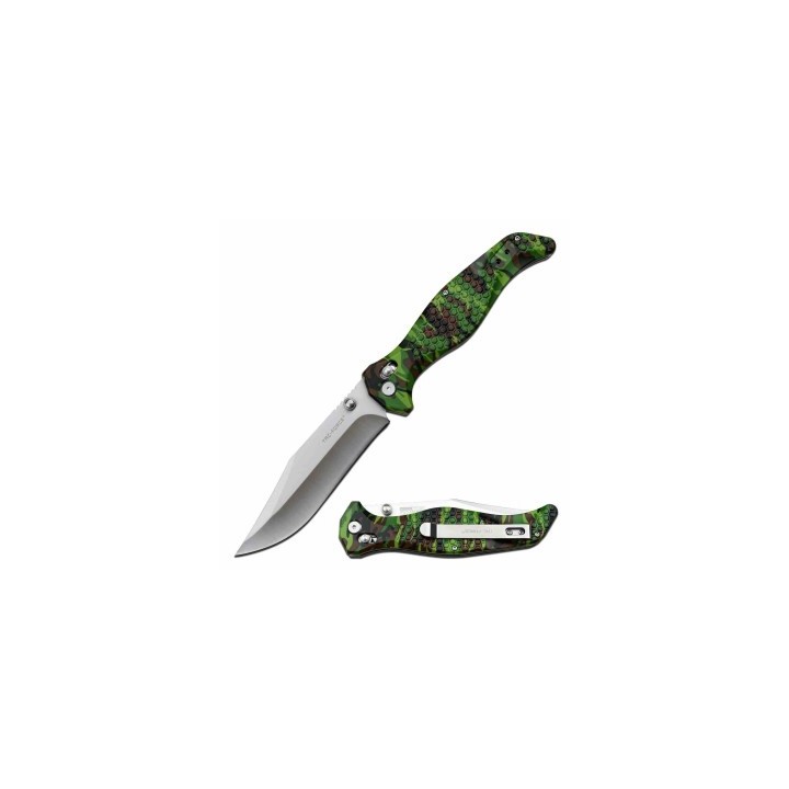 Boker Magnum Hades Rescue Flipper 3-3/8 Gray Blade, Aluminum Handles, Liner Lock - 01LG293