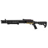 Fusil à pompe Gaz M870 Strike Industries noir airsoft
