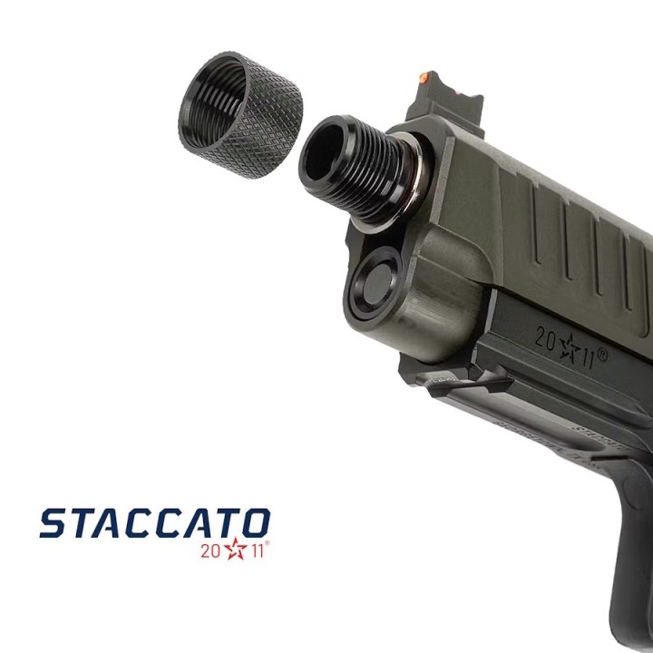 6mmProShop / T8 Staccato C2 Compact 2011 GBB ( Couleur : Noir / Green Gas )