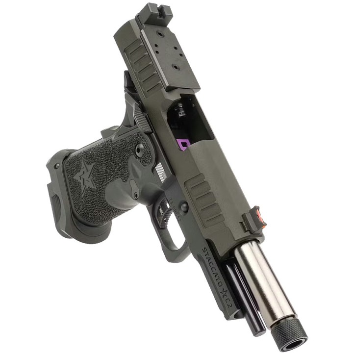 6mmProShop / T8 Staccato C2 Compact 2011 GBB ( Couleur : Noir / Green Gas )