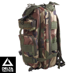 Sac militaire woodland 25L Delta Tactics - Tactique MOLLE outdoor