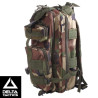 Sac militaire woodland 25L Delta Tactics - Tactique MOLLE outdoor