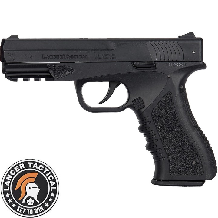 Pistol Airsoft CO2 Lancer Tactical LTX-3 Blowback 1J