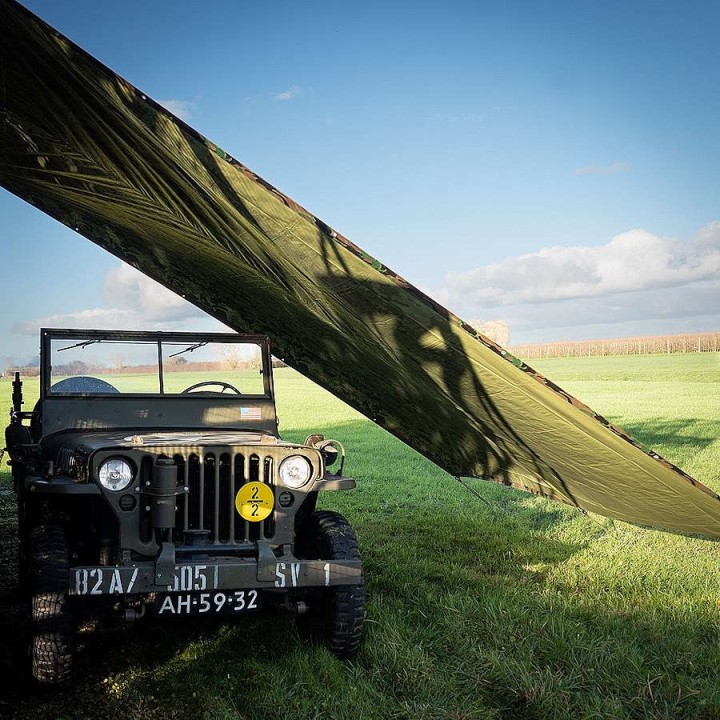 Woodland Camouflage Tarp | Tactical Concealment