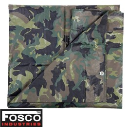 Woodland Camouflage Tarp | Tactical Concealment