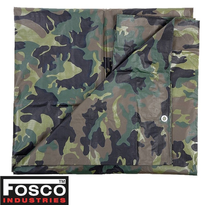 Woodland Camouflage Tarp | Tactical Concealment
