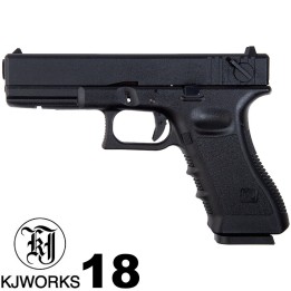 KJ Works KP-18 CO2 Glock 18 Full Auto Airsoft Pistol