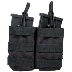 Double Airsoft Magazine Pouch Delta Tactics Black