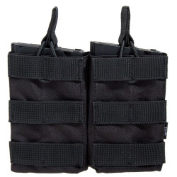 Double Airsoft Magazine Pouch Delta Tactics Black