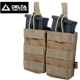 Double TAN Molle Airsoft Magazine Pouch - Tactical Accessory
