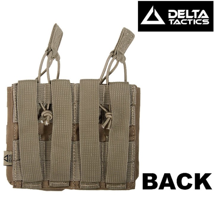 Double TAN Molle Airsoft Magazine Pouch - Tactical Accessory