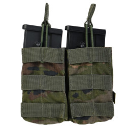 Double Airsoft Magazine Pouch Delta Tactics Camo/Woodland