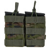 Double Airsoft Magazine Pouch Delta Tactics Camo/Woodland