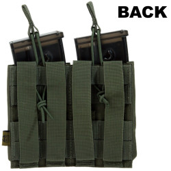 Double Airsoft Magazine Pouch Delta Tactics OD