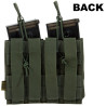 Double Airsoft Magazine Pouch Delta Tactics OD