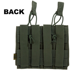 Double Airsoft Magazine Pouch Delta Tactics OD