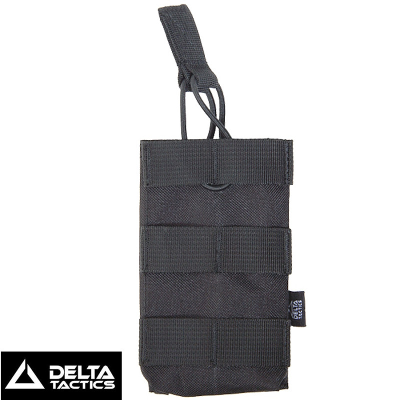 Tactical pouch Delta Tactics for additional airsoft magazine - Black