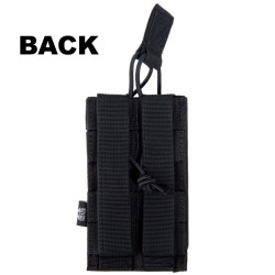 Tactical pouch Delta Tactics for additional airsoft magazine - Black