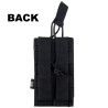 Tactical pouch Delta Tactics for additional airsoft magazine - Black