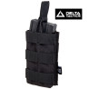 Tactical pouch Delta Tactics for additional airsoft magazine - Black
