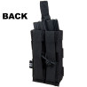Tactical pouch Delta Tactics for additional airsoft magazine - Black