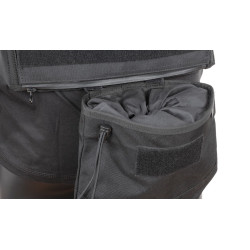 Lightweight Tactical Pocket - Drop Pouch Speedsoft - Compatible Chest Rig - Black - Quick Access