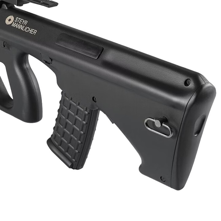 Détail des marquages officiels Steyr sur réplique électrique airsoft