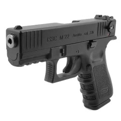 Pistolet CO2 airsoft ISSC M22 CNB, chargeur 13 billes et 450 FPS
